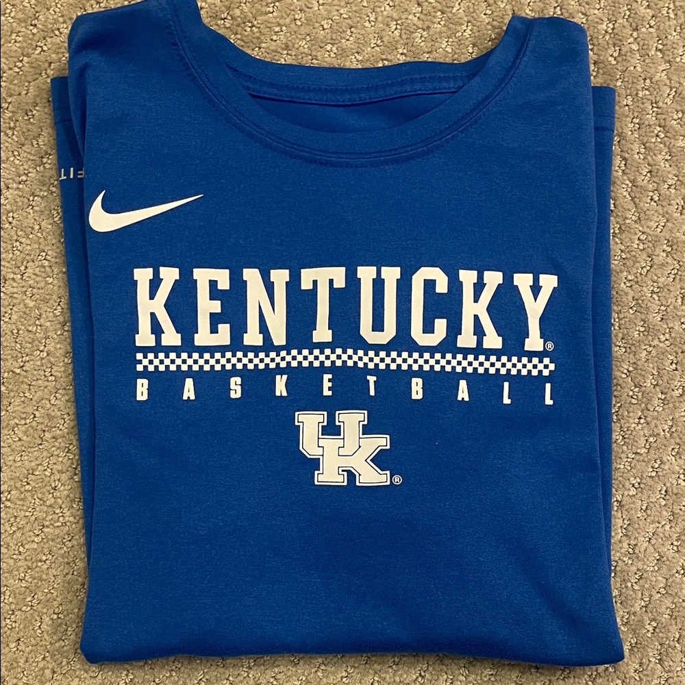 Nike Kids Kentucky Basketball Blue Tee
